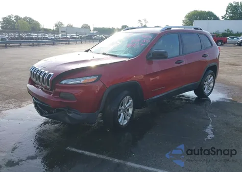 2015 Jeep Cherokee Sport из США, поврежденный, VIN 1C4PJLAB7FW637356